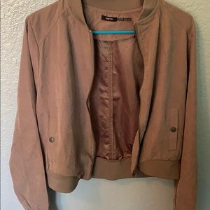 Tan Bomber Jacket